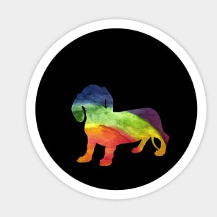 Dachshund - Rainbow Pride Silhouette Sticker